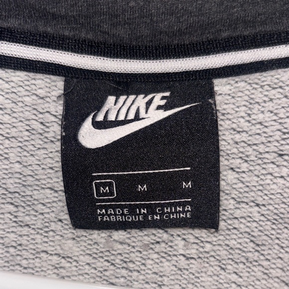 Nike Women’s Gray Quarter Zip Hoodie - Picture 2 of 2